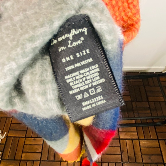 Multicolor Check Patchwork Soft Versatile Wear Poncho Cape Cloak O/S - Picture 7 of 8